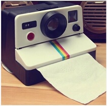 Creative retro camera tissue box Polaroid household roll paper box toilet roll paper towel pumping boyfriend gift