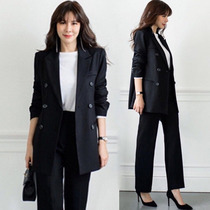 Advanced Senses Interview Suit Suit Woman Fashion Temperament Professional Clothing Loose Casual Mid-Length Western Suit Positive Dress Spring Autumn