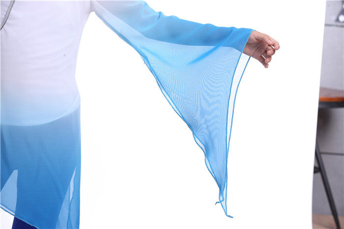 儿童渐变色古典舞当代舞练功服民族舞台服小荷风采青莲秧歌演出服_7折