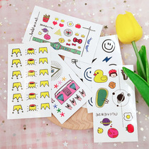 Tattoo stickers waterproof female long-lasting Korean simulation small fresh cute net red with the same tattoo cover-up sticker girl heart