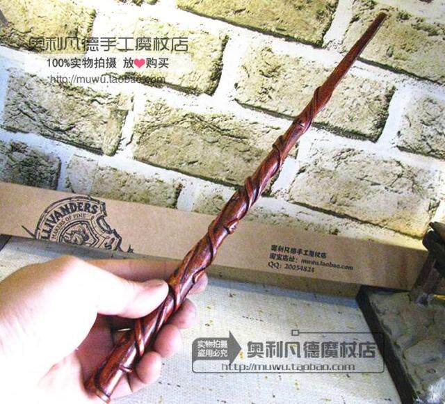 【赫敏】的 魔杖 纯手工木制 【哈利波特】电影周边 魔术用具