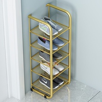 Shoe Rack Sub Easy Doorway Good-looking Home Multilayer Dust-Proof Shoes Cabinet Dorm Room Small Narrow Bedroom Containing Shoe Rack Economy Type