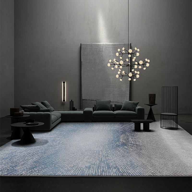 turkey imported modern italian light luxury living room carpet bedroom haze gray blue nordic minimalist coffee table mat