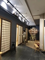 Tatami double-sided Japanese sliding door floor custom-made door Japanese door lattice door chapter door Fosma door partition push