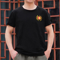 New Jeet Kune Do short-sleeved T-shirt polyester cotton sweat-through martial arts training clothes Bruce Lee performance clothing and equipment