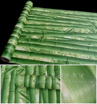 Fresh green bamboo waterproof self-adhesive wallpaper bedroom stickers Sofa TV background wall Self-adhesive bedroom wall paper