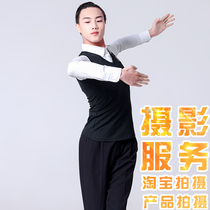 Love to shoot male model Wang Junpeng academy style suit sports casual trench coat jacket mens shoes to take photos to learn dance costumes