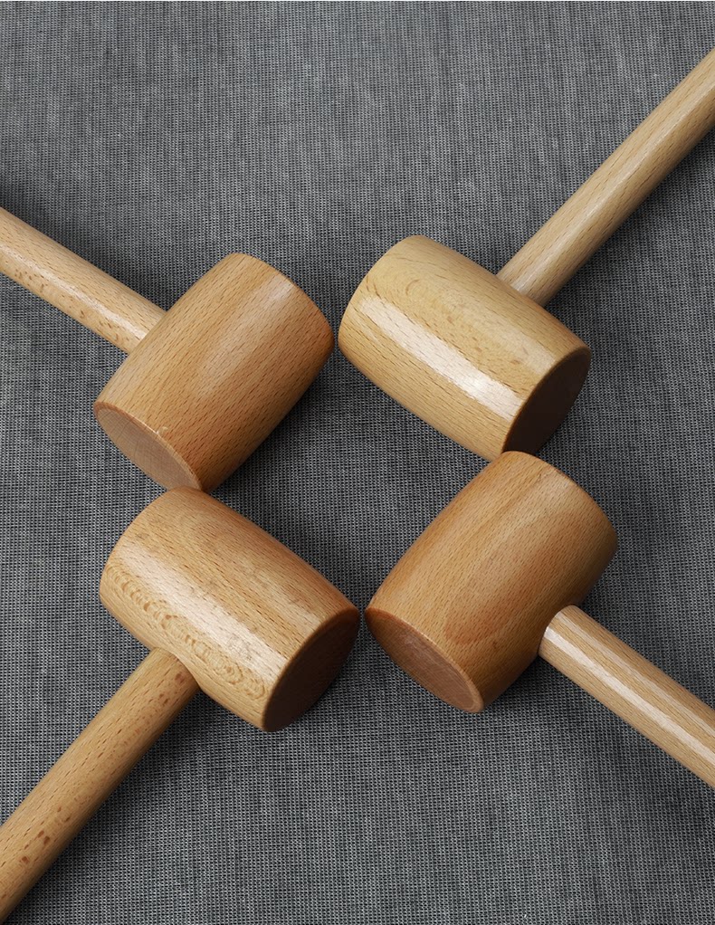 榉木圆头木锤实木多用途小锤木工安装木榔头木柄大号木锤子木槌