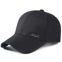 Middle-aged mens hat spring and autumn grandpa baseball cap summer fabric old man hat middle-aged and elderly cap thin