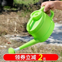 Household sprinkler watering pot Gardening watering pot sprinkler with cover Plastic long mouth sprinkler thickening sprinkler