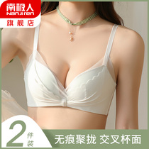 Underwear ladies small breasts gathered without underwire thin summer students high school girls bra new 2020 hit