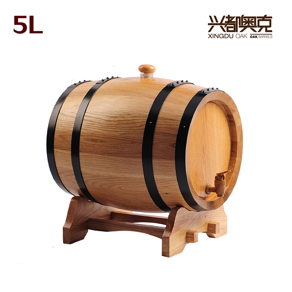 high-quality 5l liter oak wine barrels brand no liner home-brewed wine dry wine barrels wooden toasted oak barrels