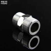 Positive 304 stainless steel outer silk joint hexagonal outer-wire inner joint double head pair silk for 4 straight short direct