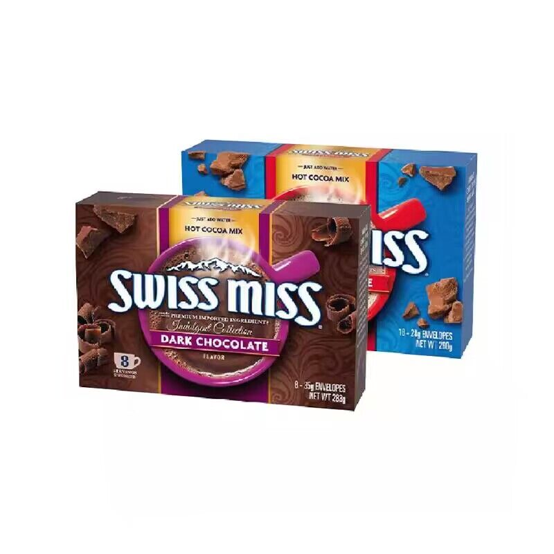 【swissmiss】美怡可黑巧味+牛奶味可可粉