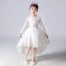 Children's dress dress Flower girl wedding dress Little girl host piano performance dress Girls Princess dress summer dress