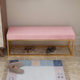 Iron simple gold clothes store shoe store trial shoe change stool long sofa stool living room home shoe change stool