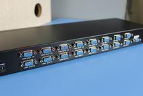 MT-35016 16-port HD VGA distributor monitor VGA 1 minute 16 rack type one in 16 out Video