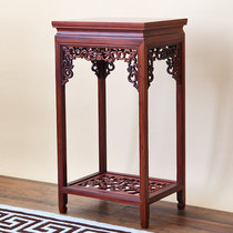 Mahogany flower rack Solid wood flower several flower rack Antique Chinese sour branch wood bonsai rack Ebony living room floor shelf