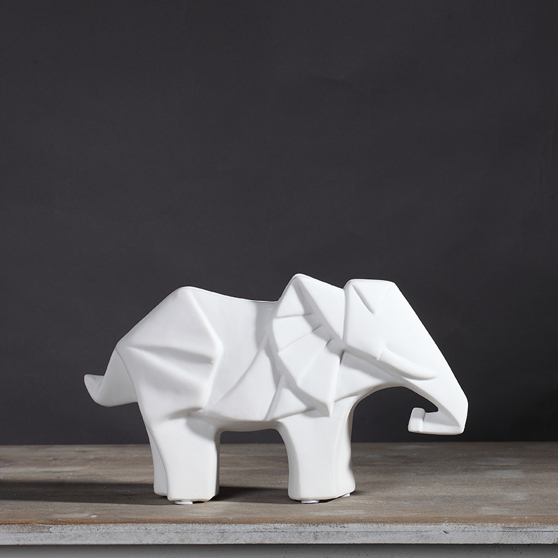 North European ceramic elephant furnishing articles creative household act the role ofing is tasted creative TV ark of I sitting room adornment handicraft