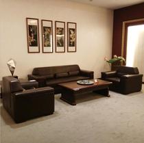 Rentu office furniture Office sofa Leather sofa Single position Three-person combination sofa atmosphere
