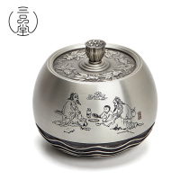 Three Pin Tang pure tin tea cans tin cans Household tin sealed wake-up tea cans Gift boxes tea boxes custom elegant