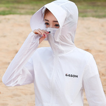 Short sunscreen clothing women breathable 2021 summer new cycling sunscreen shirt thin Joker long sleeve jacket