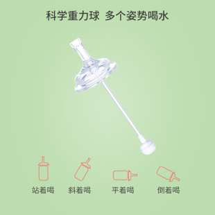 格罗咪咪奶瓶5cm宽口径通用奶嘴