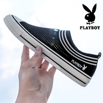 Floral Playboy mens shoes Summer 2022 new 100 hitchhiking shoes men casual shoes Trend sloth One foot pedal plate shoes