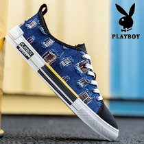 Flowers Playboy Men Shoes 2022 New Wave Shoes Exploits European Station Sails Shoes Men Trends Casual Board Shoes Men
