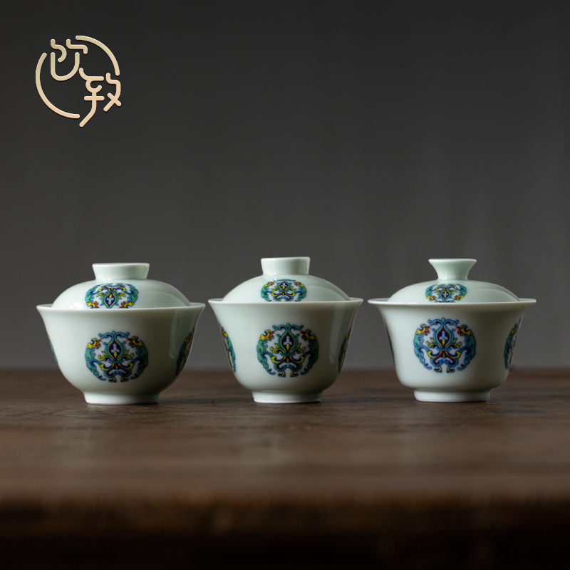 Ultimately responds to glair thin foetus tureen jingdezhen ceramics single tea cup hot large kunfu tea tea bowl