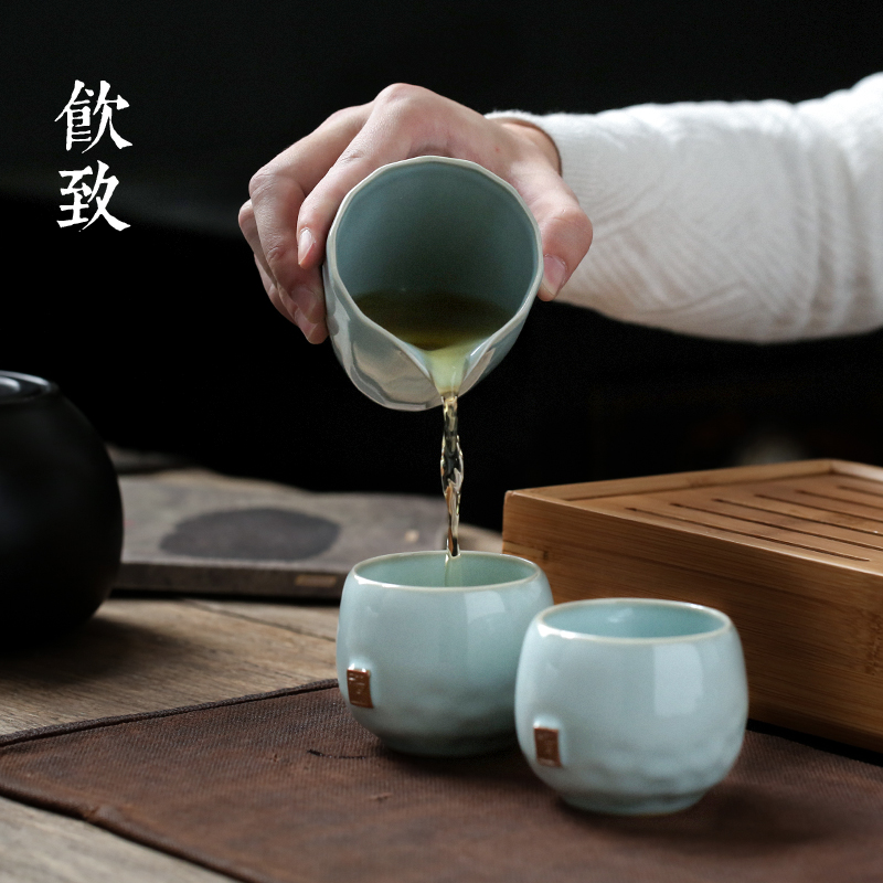 Ultimately responds to up water just a cup of tea ware jingdezhen ceramic points a single piece of sea ice crack antique tea for
