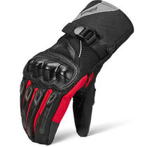 Tank motorcycle riding gloves Mens and womens winter waterproof warm four-season motorcycle extended knight windproof fallproof