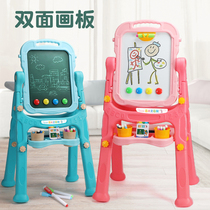 Childrens drawing board magnetic drawing board writing board erasable small blackboard home writing board holder type Childrens graffiti board