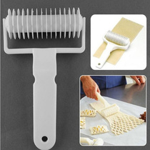 Pull net knife Pisa noodle cake hob baking tool pineapple bag net bread mesh shape plastic roller knife