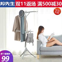 Mr. Bang floor-to-ceiling triangle clothes rack bedroom rack simple home simple modern clothes hanger