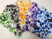 Color high play wool ball plush ball wool ball goldball nursery diy handmade material hair polo ball