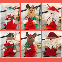 Christmas tree pendant scene layout Santa Claus small pendant doll Christmas decorations gift bag