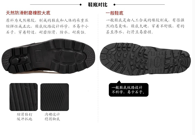 冬季男式07作战靴配发户外特种兵保暖钢头钢