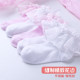 ຖົງຕີນເຕັ້ນລໍາເດັກນ້ອຍ Latin dance lace socks ເດັກຍິງດູໃບໄມ້ລົ່ນເດັກນ້ອຍ Princess socks ເຕັ້ນລໍາ socks ສີຂາວ