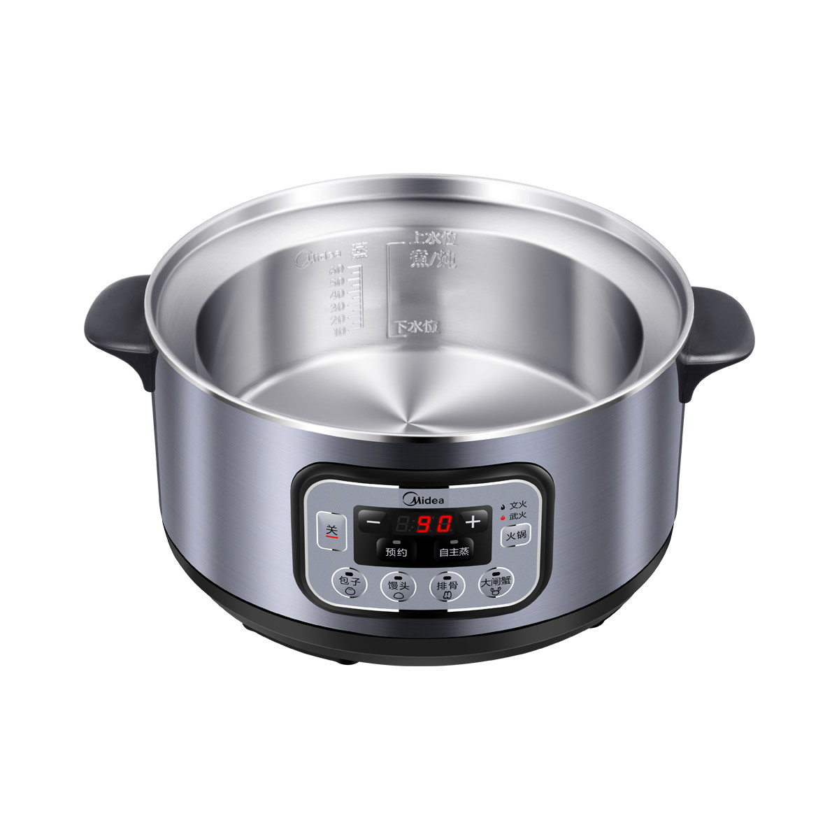 midea electric steamer cage stainless steel household automatic intelligent cooking multifunctional three-layer large-capacity plug-in thiening