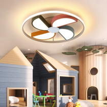 Nordic childrens room lights Simple modern boy and girl bedroom lights creative eye protection cartoon room warm ceiling lights