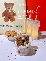 Bear DIY clay set box slime bottom glue smooth thick containing Spanish SANW woodworking White Dew slime