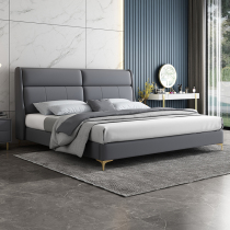 Tech Bunk Bed Modern Minimu Bunk Bed Solid Wood Bunk Bed Main Sleeper Storage Double Bed Light Lavish Wedding Bed Cloth Art Bed