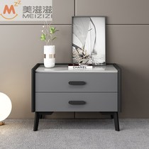 Italian minimalist rock board two bucket cabinet three four five bucket cabinet gray multi-pumping bedroom locker Foshan furniture wholesale factory