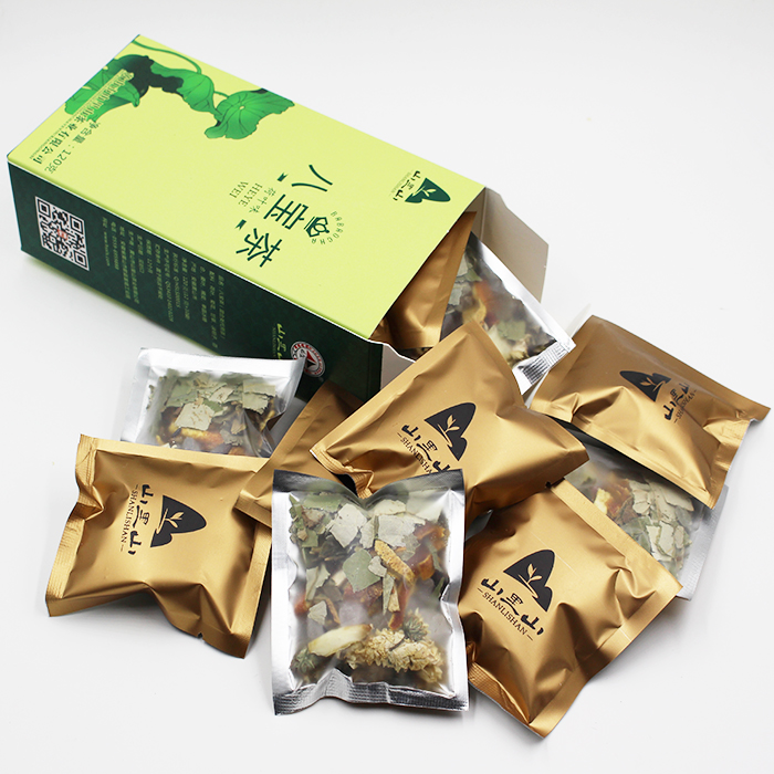 荷叶茶八宝茶 大肚子茶 组合茶包 桑叶百合花菊花陈皮决明子冰糖产品展示图2