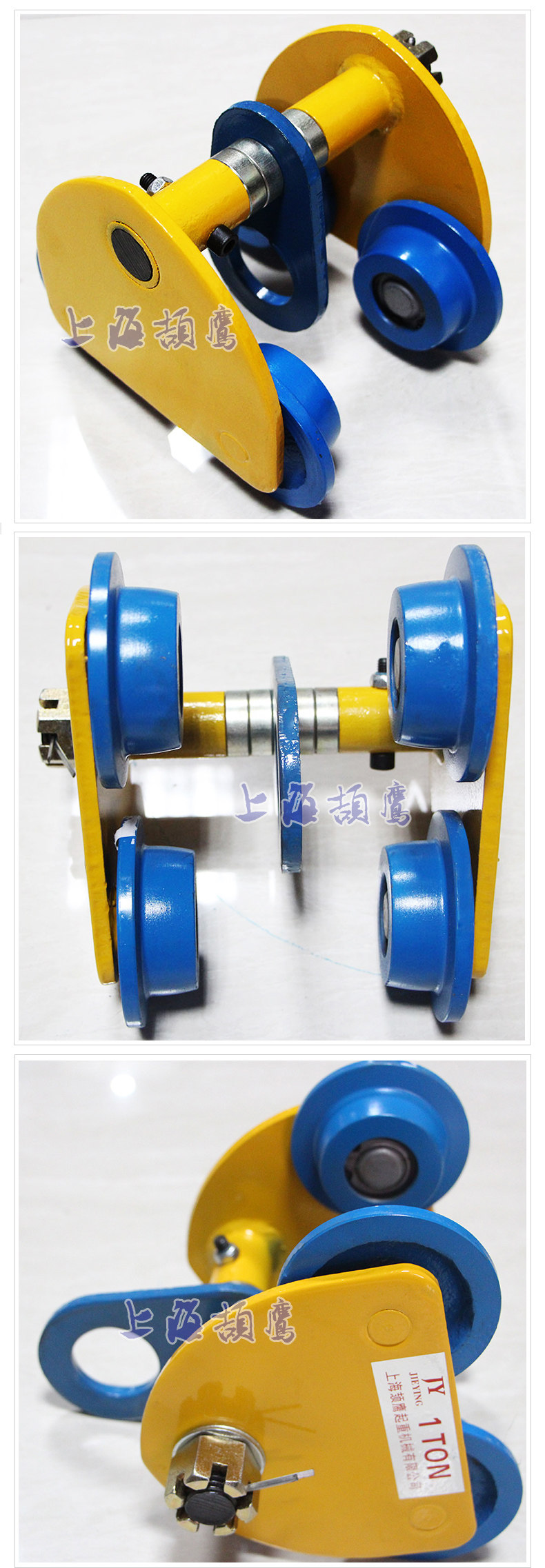 手推手拉跑车单轨行车工字钢滑车小跑车1t/2t/3t/5t米