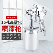 Rongpeng small spray gun Epero W71 upper and lower pot furniture car wood products pneumatic high atomization spray paint gun