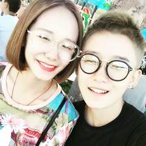 Glasses frame female Korean version of tide retro round round face personality transparent flat mirror fashion Guan Ju ER with glasses