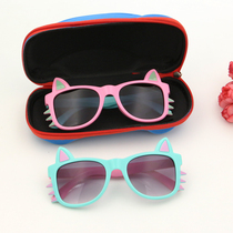Children sun glasses girl anti-ultraviolet Princess cute tide sunglasses boy personality Korean child eye mirror