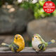 Creative garden balcony gardening decoration crafts gifts home furnishings simulation resin bird ornaments Creative garden balcony gardening decoration crafts gifts home furnishings simulation resin bird ornaments